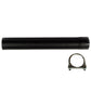 Universal Fit 2" x 48" Straight Pipe w/ Clamp for Tractors