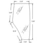 Cab Glass - Right Hand Door Fits John Deere Replaces R198625