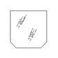 R206835 Rear Upper Tinted Glass Fits John Deere 5220 5225 5320 5325 5420