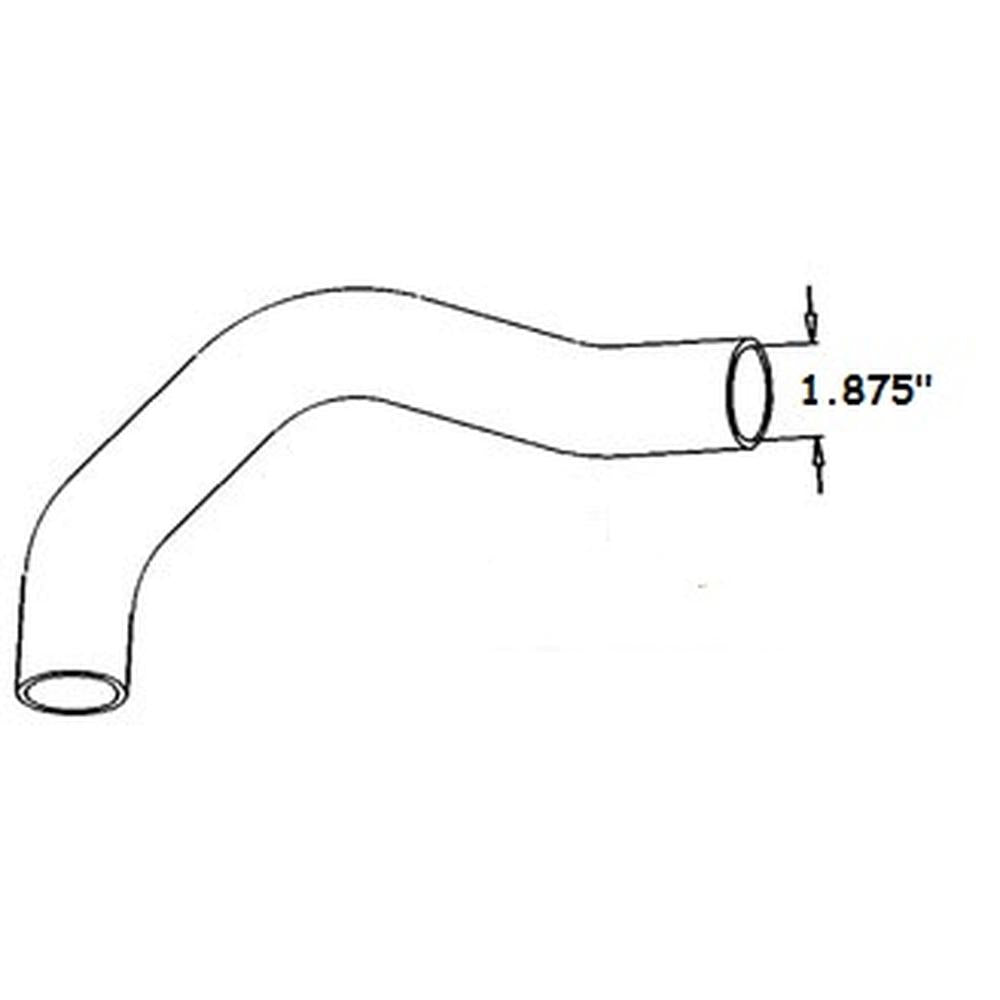 Radiator Hose - Lower Fits John Deere 2510 2520 R38313