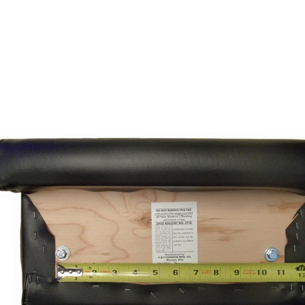 R39322 Black Vinyl on Wood RH/LH Arm Rest Pair Fits Case 450 450C Crawlers Only