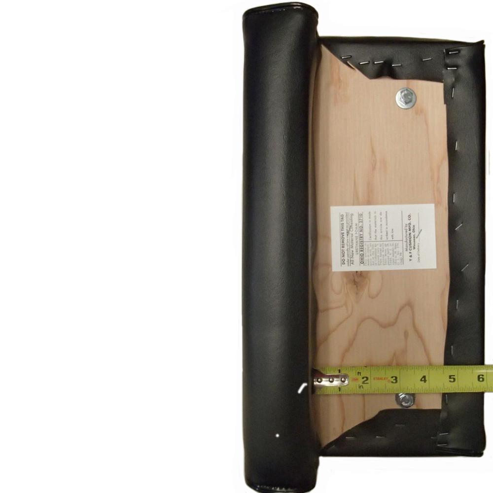 R39322 Black Vinyl on Wood RH/LH Arm Rest Pair Fits Case 450 450C Crawlers Only