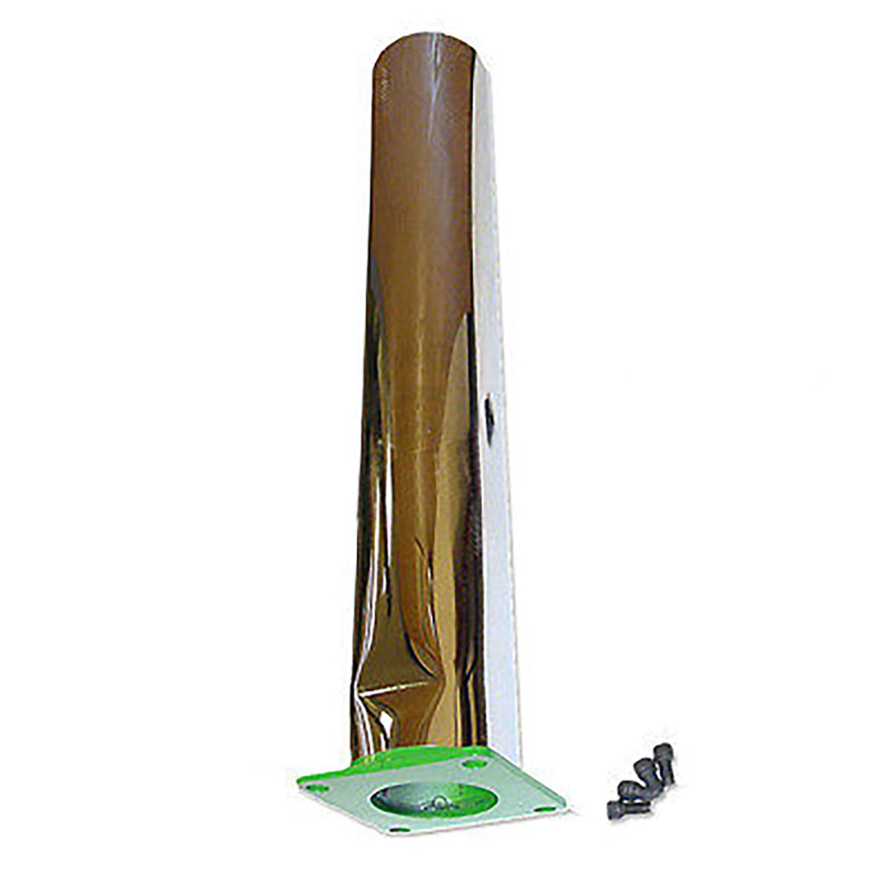 Exhaust Stack Fits John Deere Straight w/ Dent for Steering Shaft- Chrome Fits J