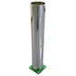 Exhaust Stack Fits John Deere Straight w/ Dent for Steering Shaft- Chrome Fits J