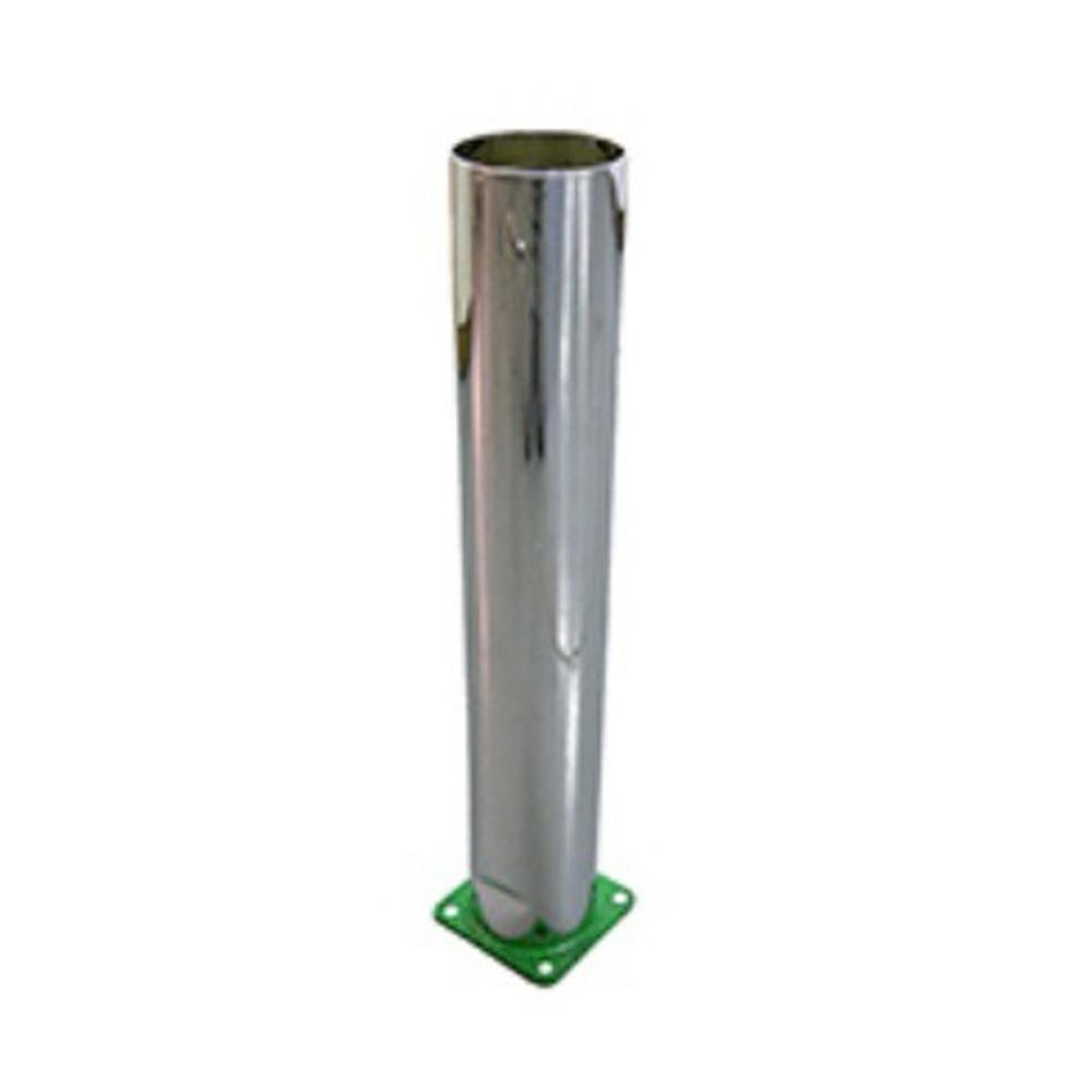 Exhaust Stack Fits John Deere Straight w/ Dent for Steering Shaft- Chrome Fits J