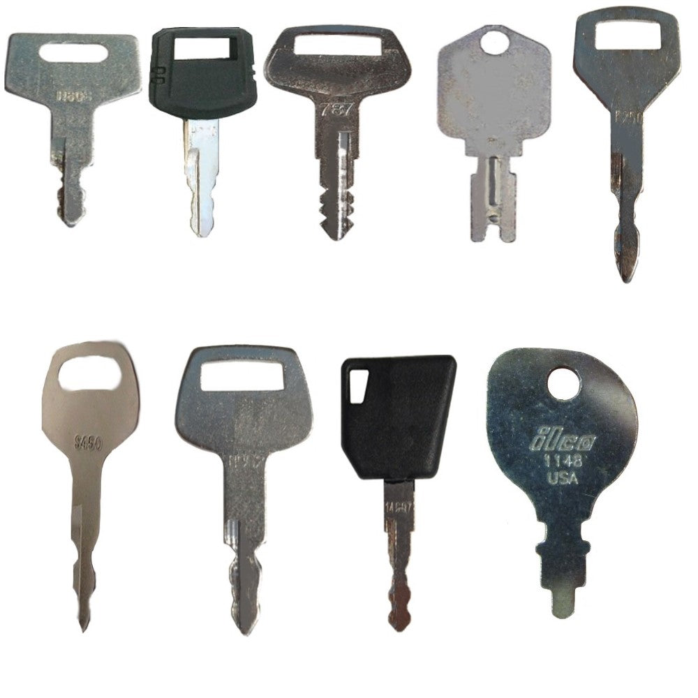 Set of 55 Keys For Heavy Equipment / Construction Ignitions