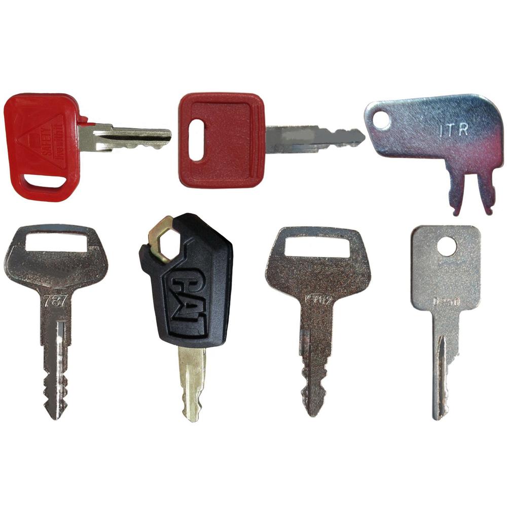 8 Pc. Key Set  Fits Komatsu Replaces TR261434