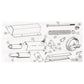 R46068 Recoil Track Spring Assembly Fits Case 350 350B