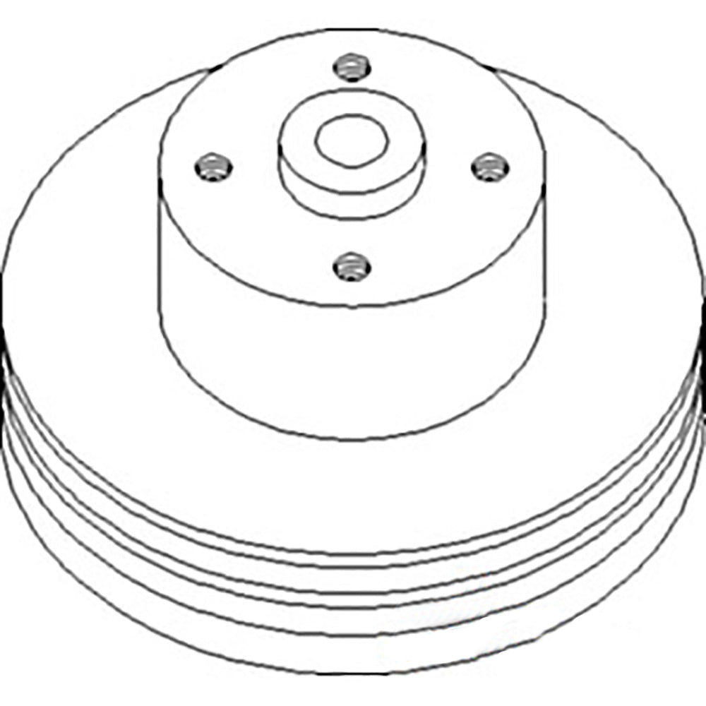 R47126 New Water Pump Pulley Fits John Deere Tractor 4300 4520 4620 7020