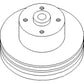 R47126 New Water Pump Pulley Fits John Deere Tractor 4300 4520 4620 7020