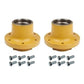 Two (2) R48763 Fits John Deere 6 Bolt Front Wheel Tractor Hubs 3020 4010 4020