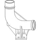 HCR56994 Exhaust Elbow Fits John Deere
