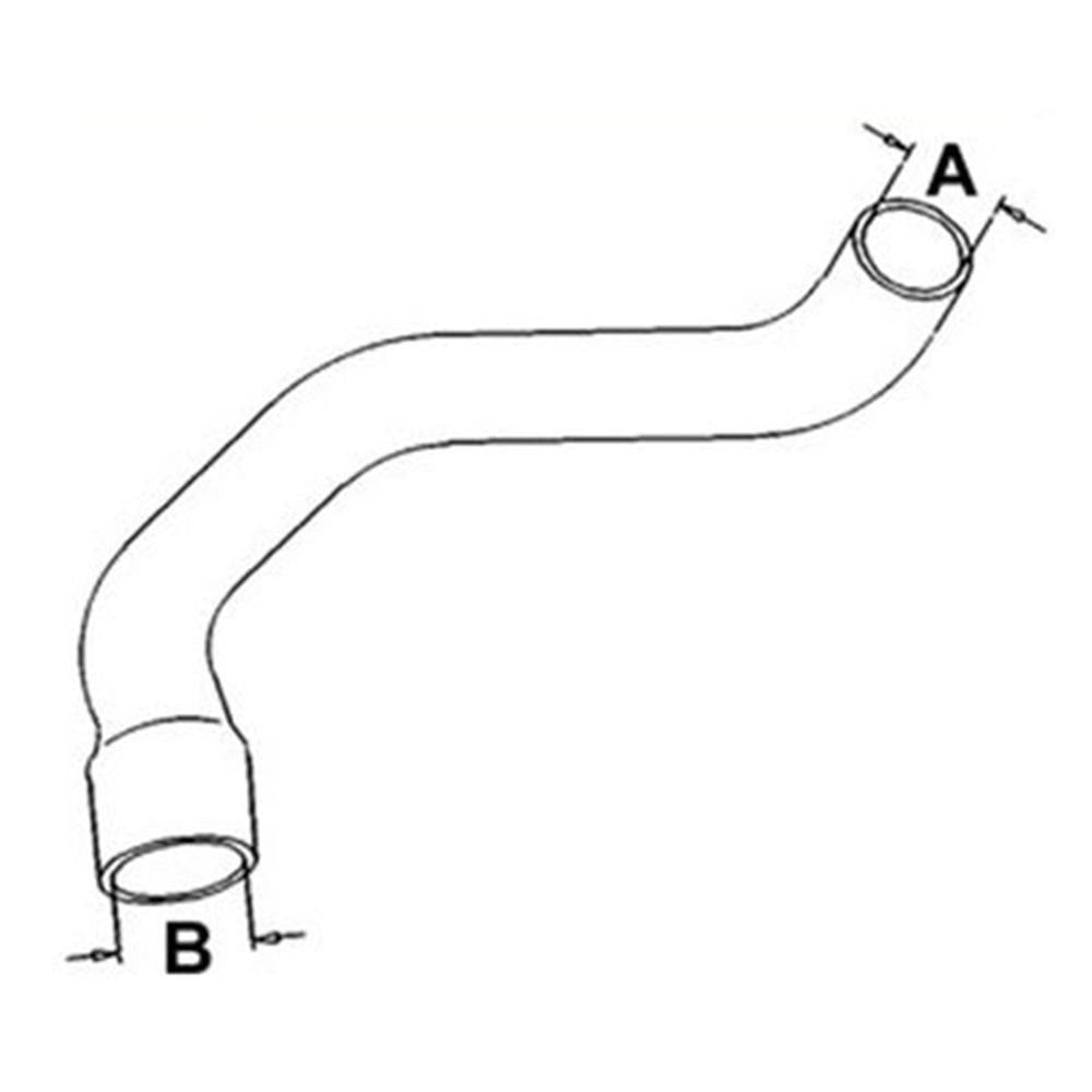 R58618 Bottom Lower Radiator Hose Fits John Deere Tractor 4430 4630 w AC