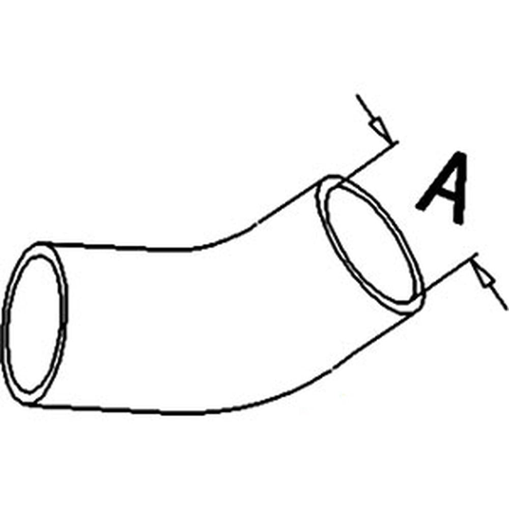 R72742 New Lower Radiator Hose Fits John Deere Tractor 4050 4055 4250 4255 4450 +