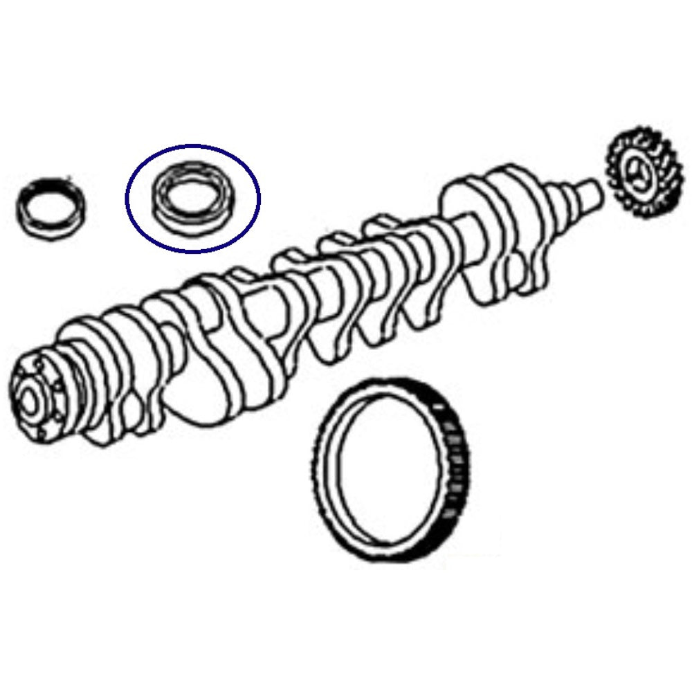 R81939 Front Crankshaft Sleeve R21989 For John Deere Sprayer Combine Excav Grade