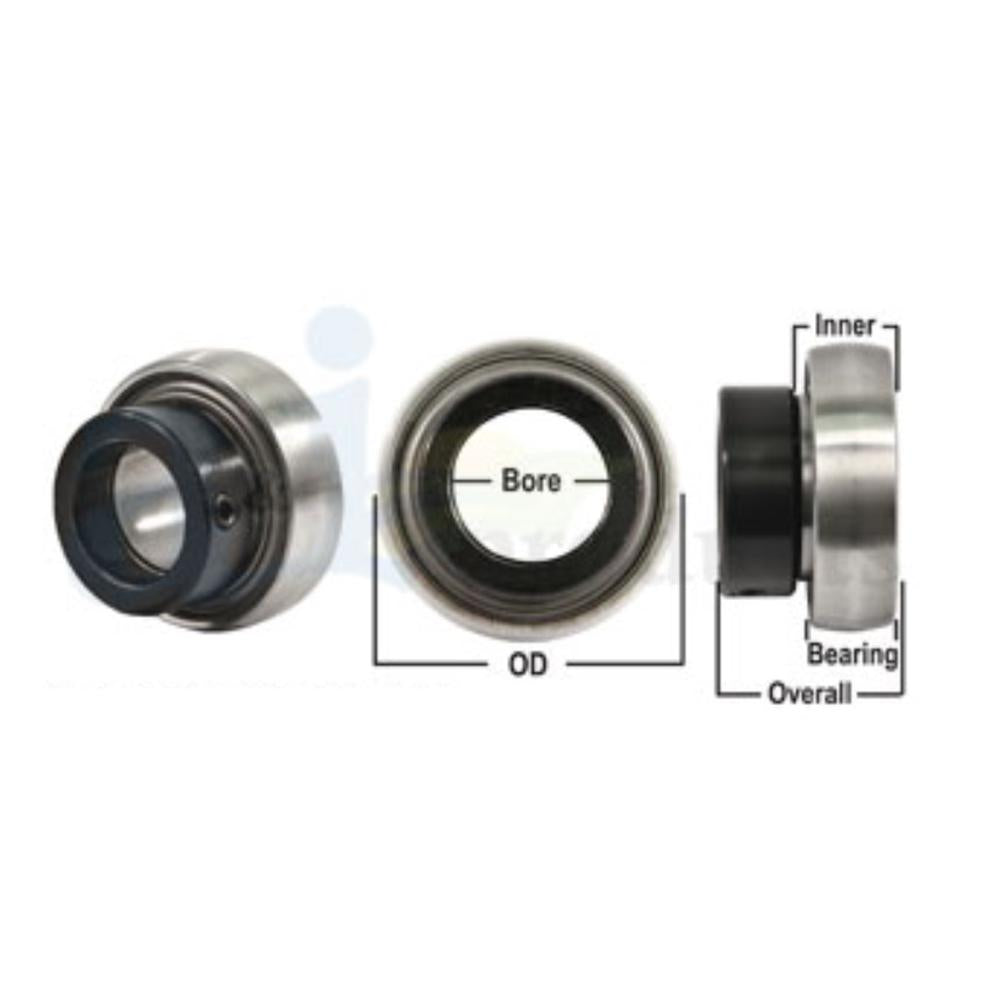 RA112RRB, SA209-28NG Bearing w/ Collar Fits New Holland 133941 for Hesston 51318
