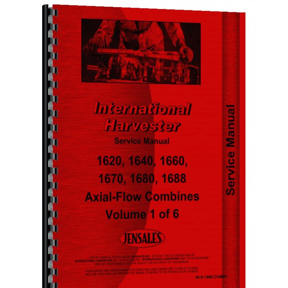 Service Manual Fits Case/International Harvester Replaces IH-S-1660 COMB