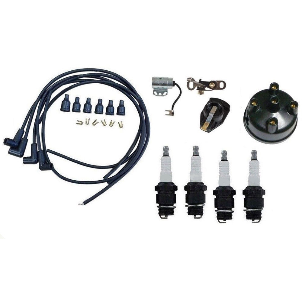 N/A Ignition Tune Up Kit w/ Cap & Wiring Set Fits Ford/New Holland 2000 4000 501