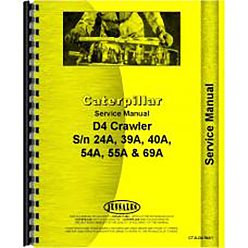 CT-S-D4 39A1 Service Manual Fits Caterpillar D4 Crawler
