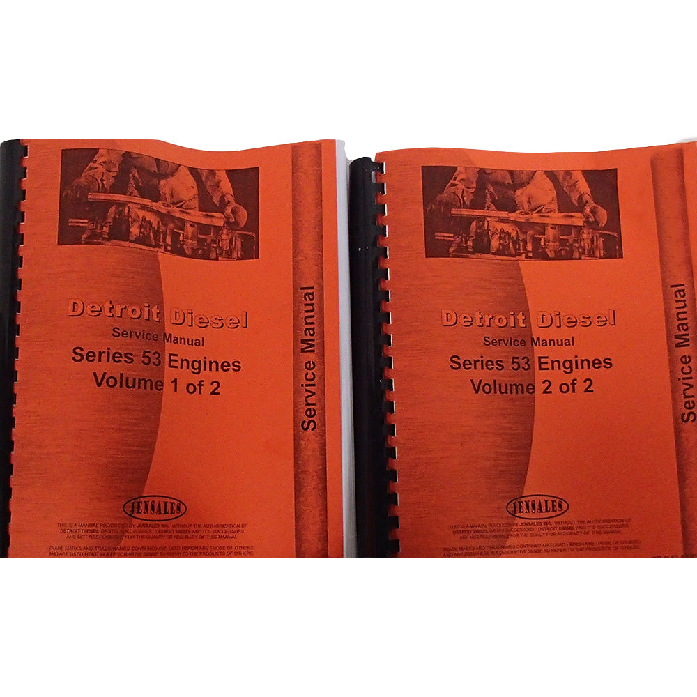 Service Manual Fits Case 40D Engine Series 53 Engines Detroit Diesel