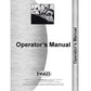 Diesel Bullgrader Operator's Manual Fits International Harvester TD18 182