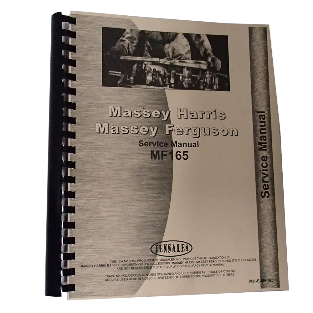 Service Manual Fits Massey Ferguson Replaces MH-S-MF165