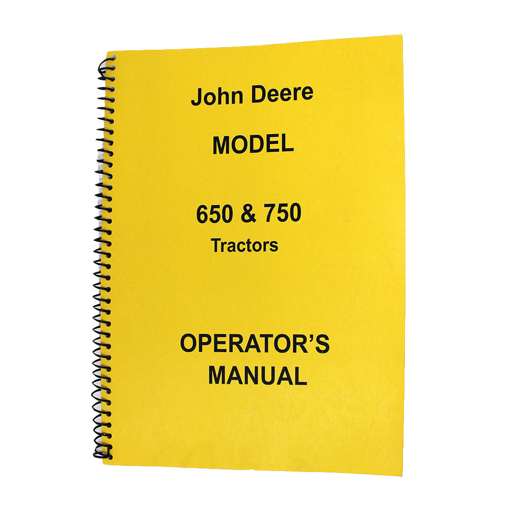 Tractor Operator Owners Manual Compact Utility omrw15455 Fits John Deere 650 750