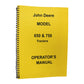 Operators Manual Fits John Deere Replaces JD-O-OMRW15455