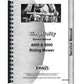 Simplicity 6010 Lawn & Garden Tractor Service Manual Chassis Only