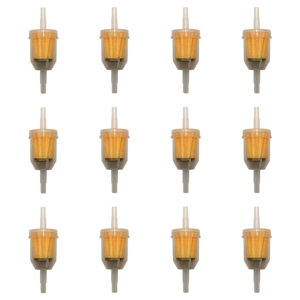 Twelve (12) Gas Inline Fuel Filters Fits Kohler CH11-CH16 Fits Briggs and Stratton 84001895