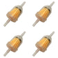 Four Fuel Filters 07-103 Fits Ferris ISX800 Z3001 Fits Simplicity Cobalt 120886
