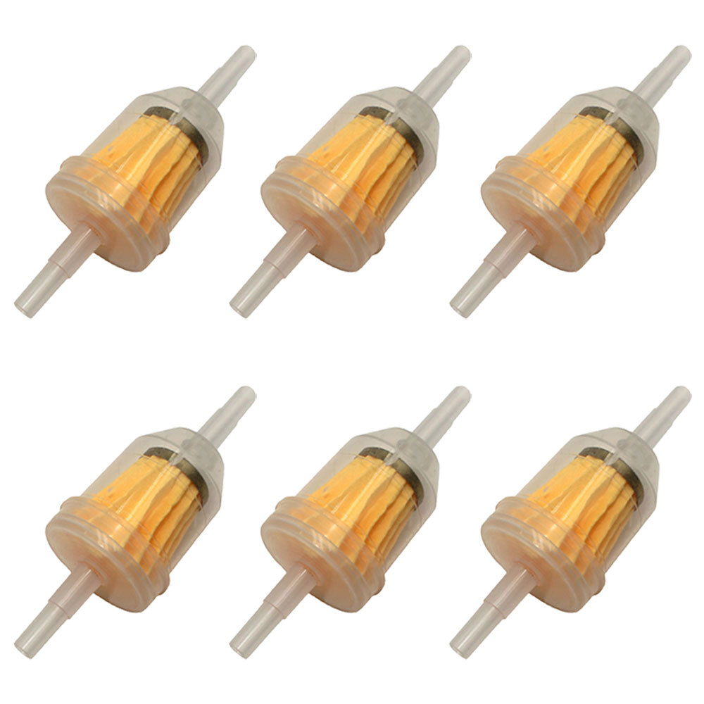Qty 6: Fuel Filter Fits Yard Man Replaces KH-25-050-22-S1