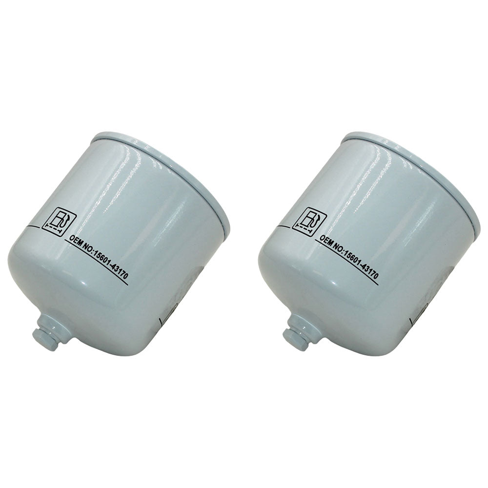 Qty 2: Fuel Filter
 Fits John Deere Replaces 15601-43170