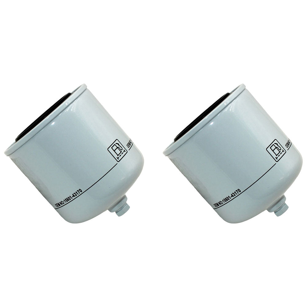 Qty 2: Fuel Filter
 Fits John Deere Replaces 15601-43170