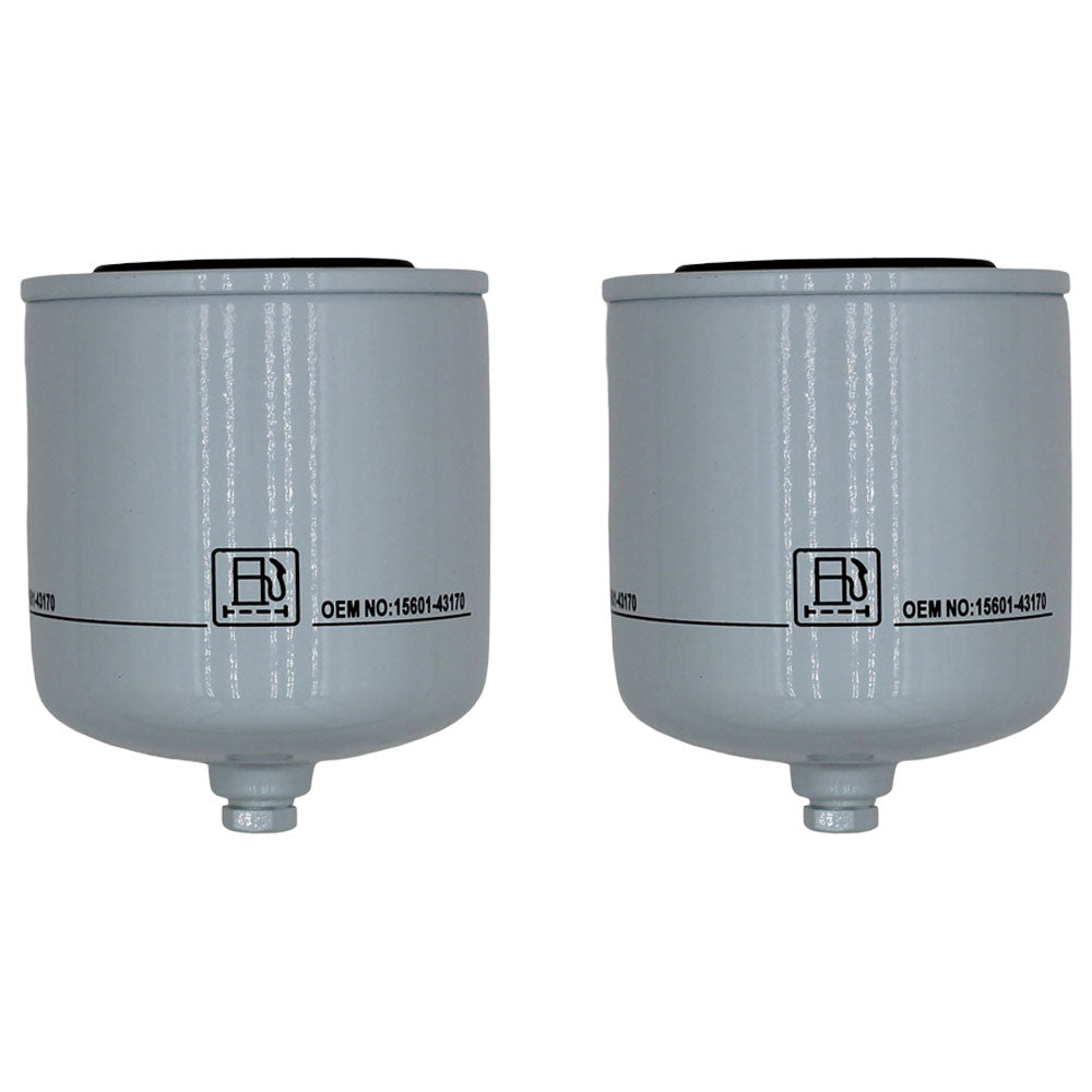 Qty 2: Fuel Filter
 Fits Terex Replaces 15601-43170