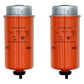 (2) Fuel Filters Fits John Deere 310J 310K 310K EP 310L 310L EP 310SJ RE522878