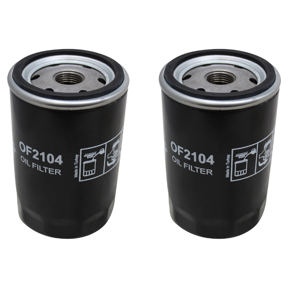 Spin-On Oil Filter (2-Pack) for MF 1020 1030 1030L Compact Tractors 3281019M1