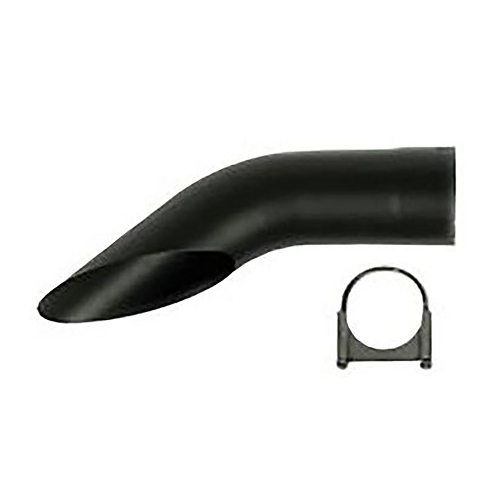 Universal Fit Curved 4-1/8" Exhaust Extender With Clamp for Tractors