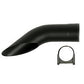 Universal Fit 4-1/2" Curved Exhaust Extender With Clamp for Tractors