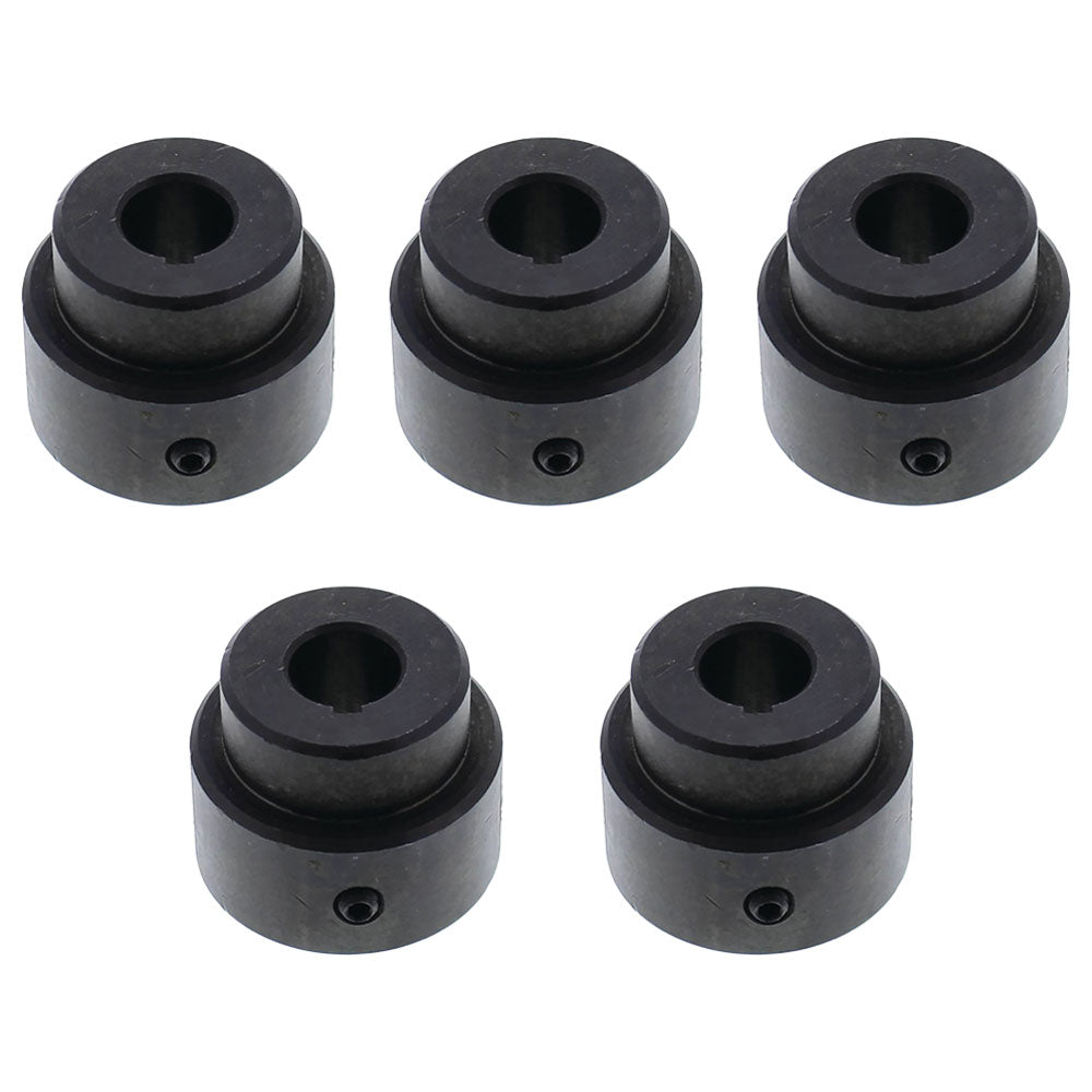 5 of 1/2" Round Bore Weld on Hub For V Series (1-1/8" Diameter w/ 1/8" Keyway)
