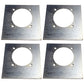 4 Recessed Floor D Rings w Backing Plate Enclosed Trailer Cargo Trailer Tie Down