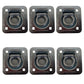 D-Ring Recessed 6,000 lb Cap. Trailer Tie down Anchor w/ Backing Plate 6-Pack