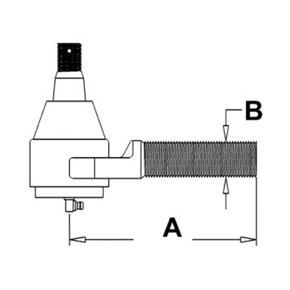 Outer Tie Rod End Fits John Deere Replaces RE12326