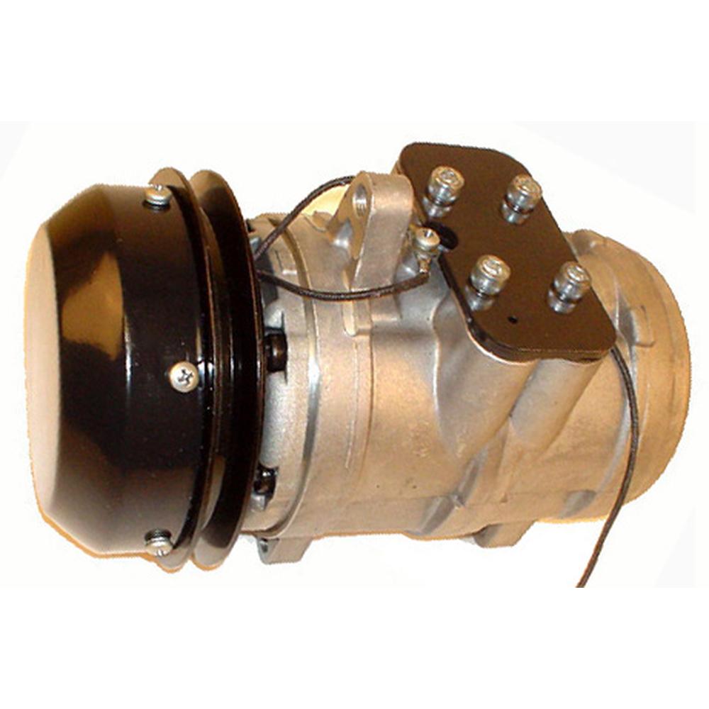 A/C Compressor With Clutch Fits John Deere Fits Denso 6E171 - 1 Groove