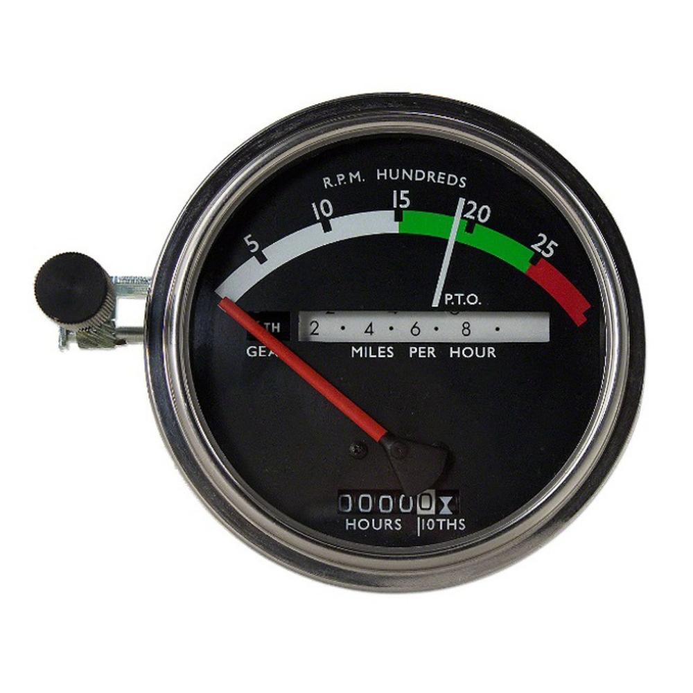 R6351 Tachometer - Red Needle Fits John Deere