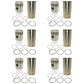 (6) Early Piston Liner Kits 4.250" Bore Fits John Deere Tractors RE23173