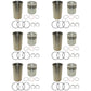 (6) Early Piston Liner Kits 4.250" Bore Fits John Deere Tractors RE23173