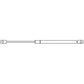 RE234166 New Aftermarket Tractor Rear Glass Gas Strut Fits John Deere 7720 7815