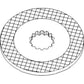 Powershaft Clutch Plate Fits John Deere Replaces AA5258R