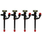 Qty 4: Fuel Injector
 Fits John Deere Replaces RE36939
